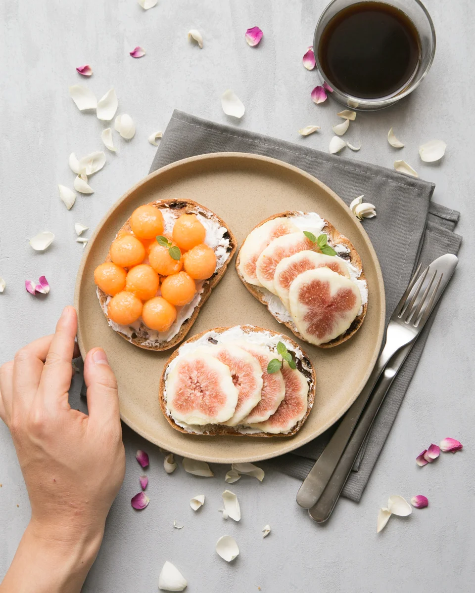 fig toast and melon toast