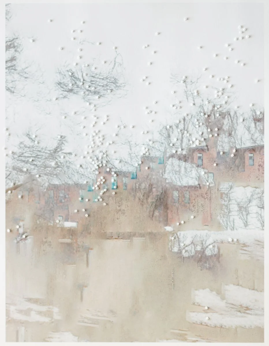 Pet Milk #03, 2025, inkjet and thread on paper, 11” x 8.5”