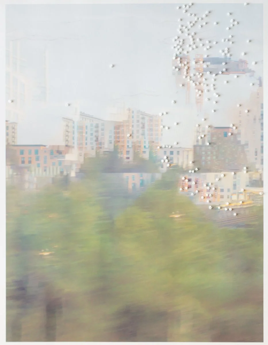 Pet Milk #09, 2025, inkjet and thread on paper, 11” x 8.5”