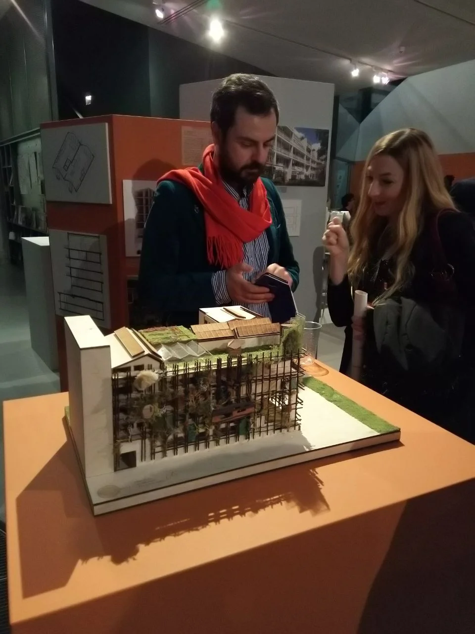 De maquette van De Warren bij ARCAM, (c) Natrufied Architecture