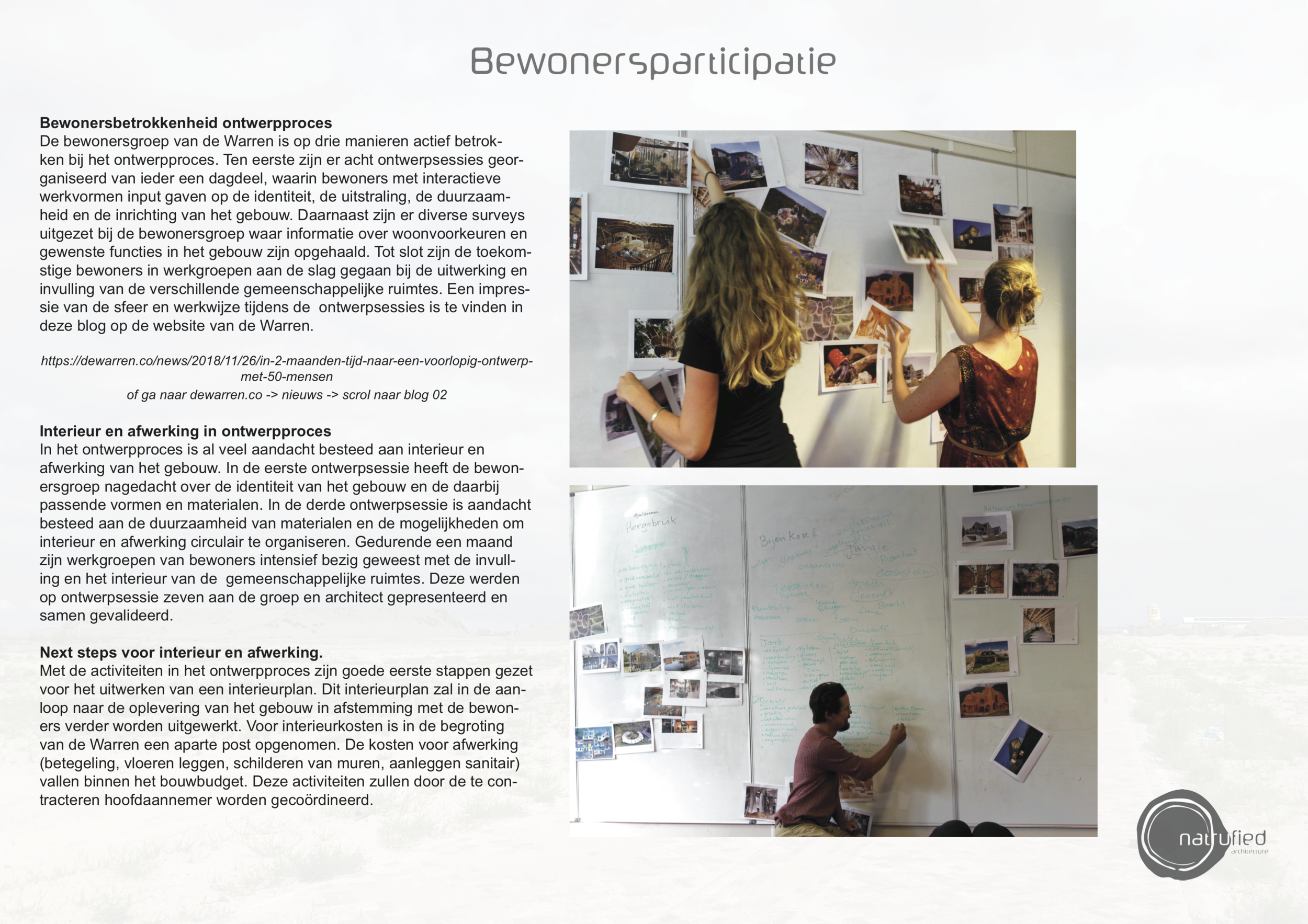 Beschrijving van de bewonersparticipatie in het DO. Foto: Winona Boomkens