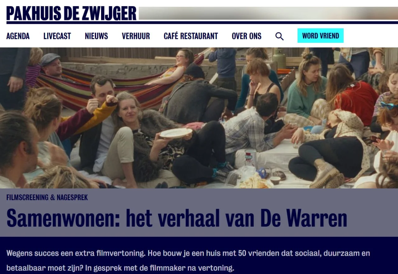 2 MEI | Documentaire Samenwonen: het verhaal van De Warren