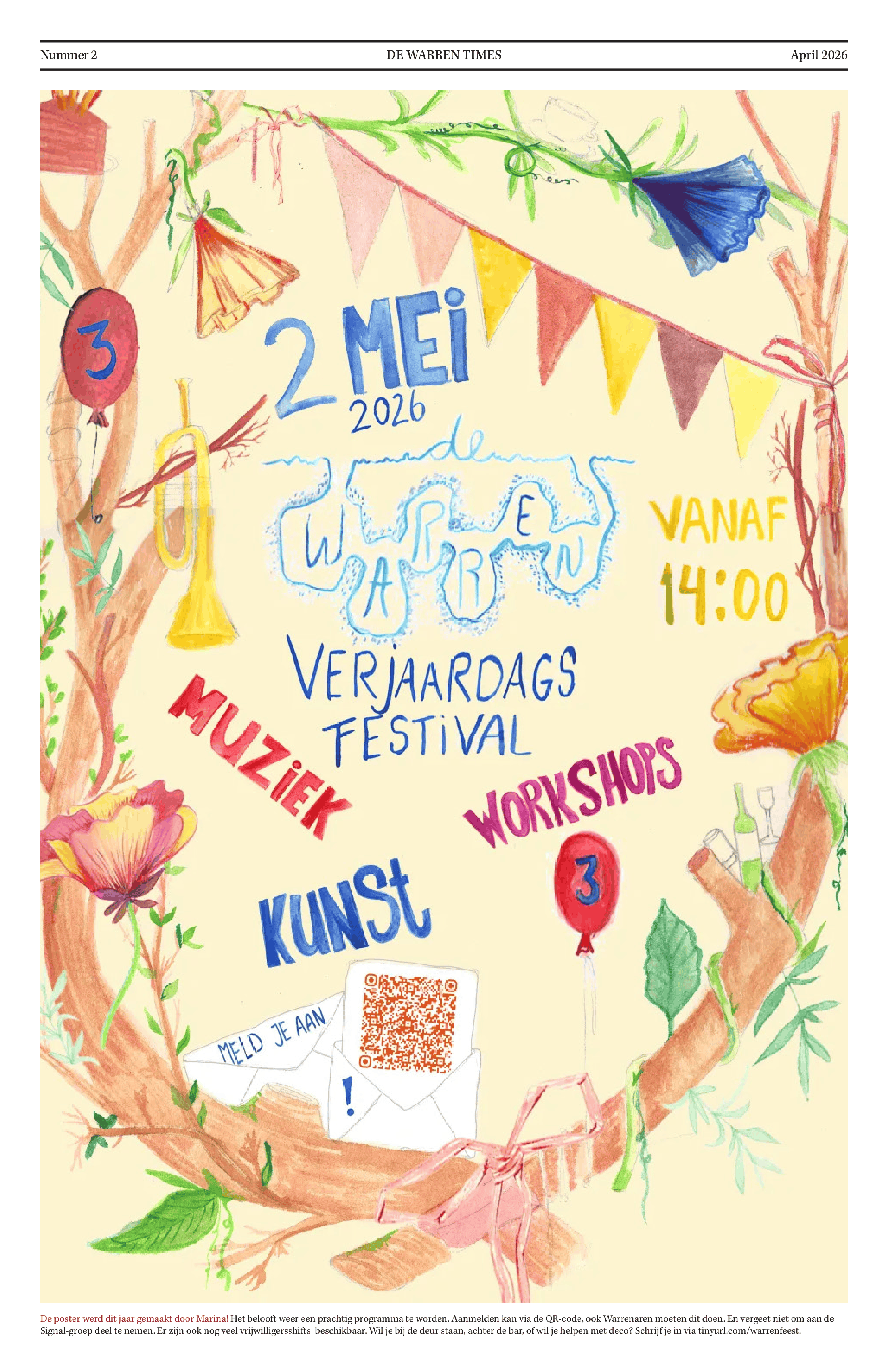 Vier je onze verjaardag met ons mee?