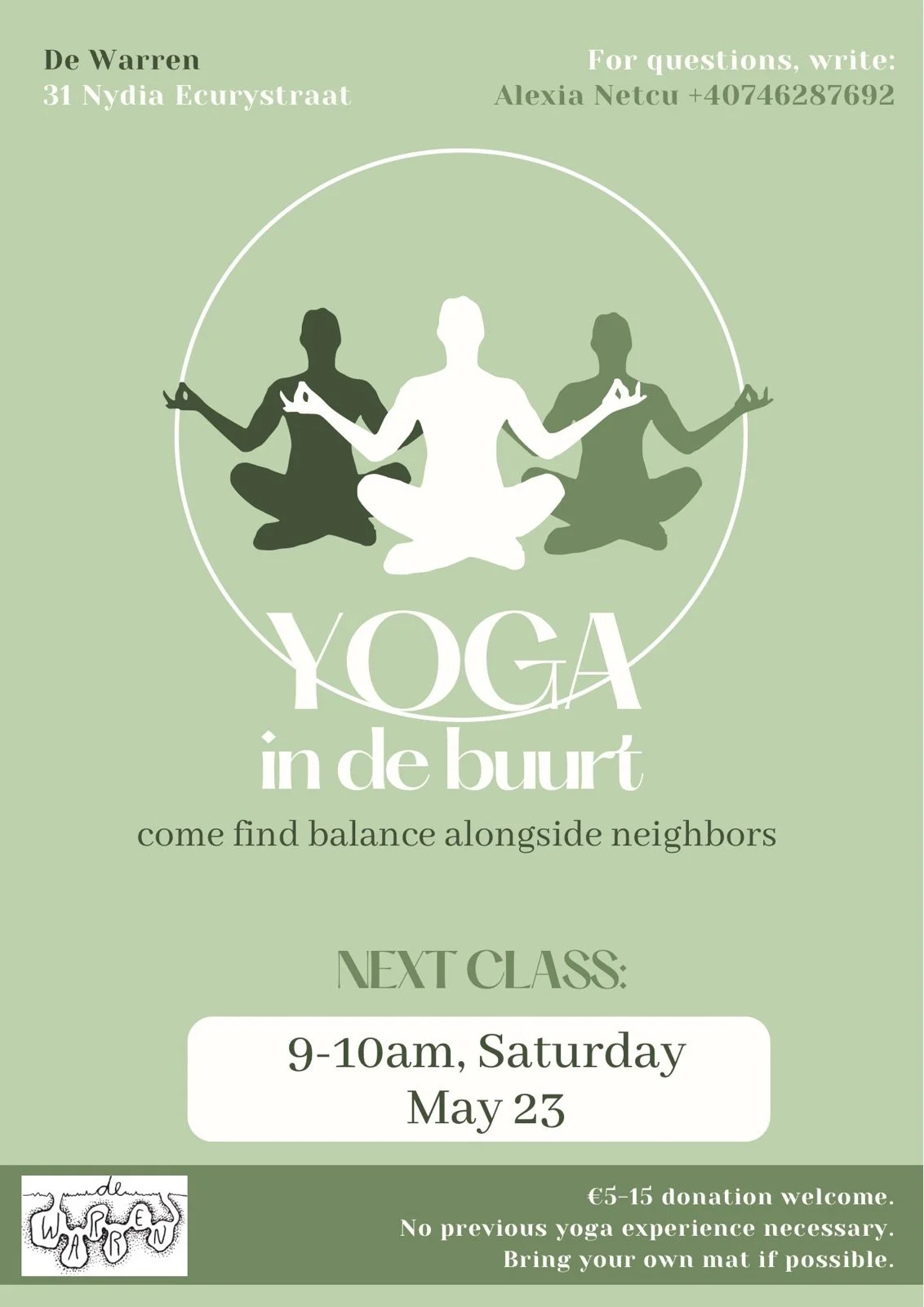 Yoga in de buurt