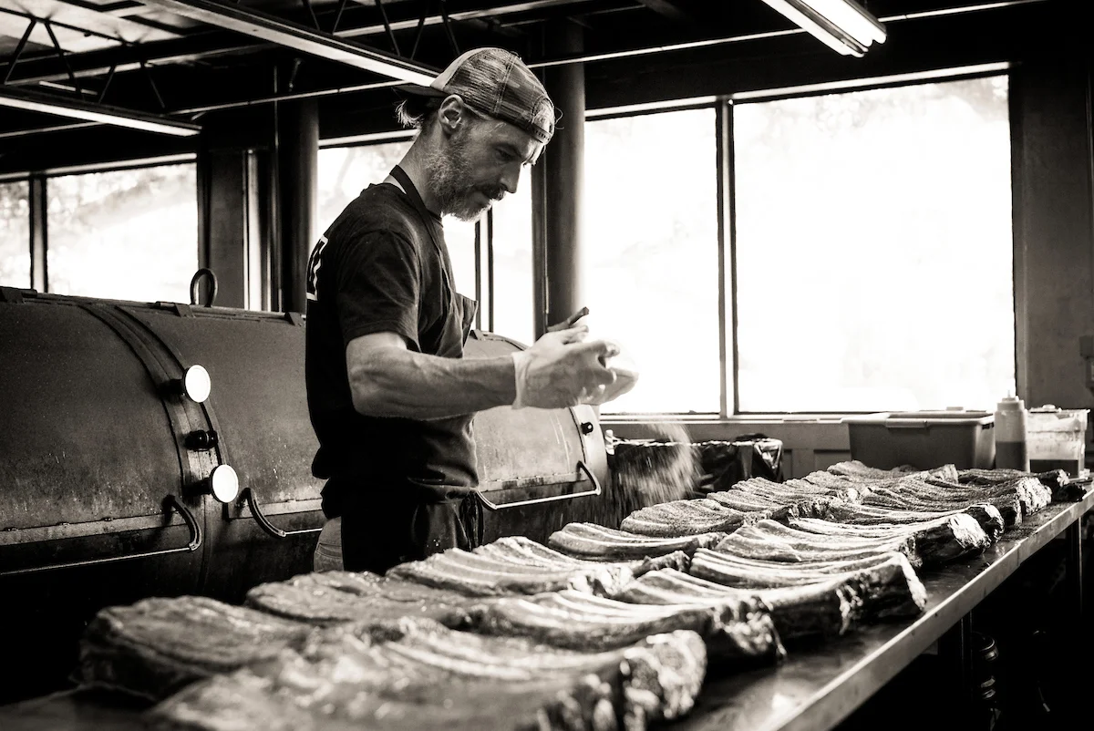 Prepping the beef ribs Leica M240, 35mm ff1.4 Summilux