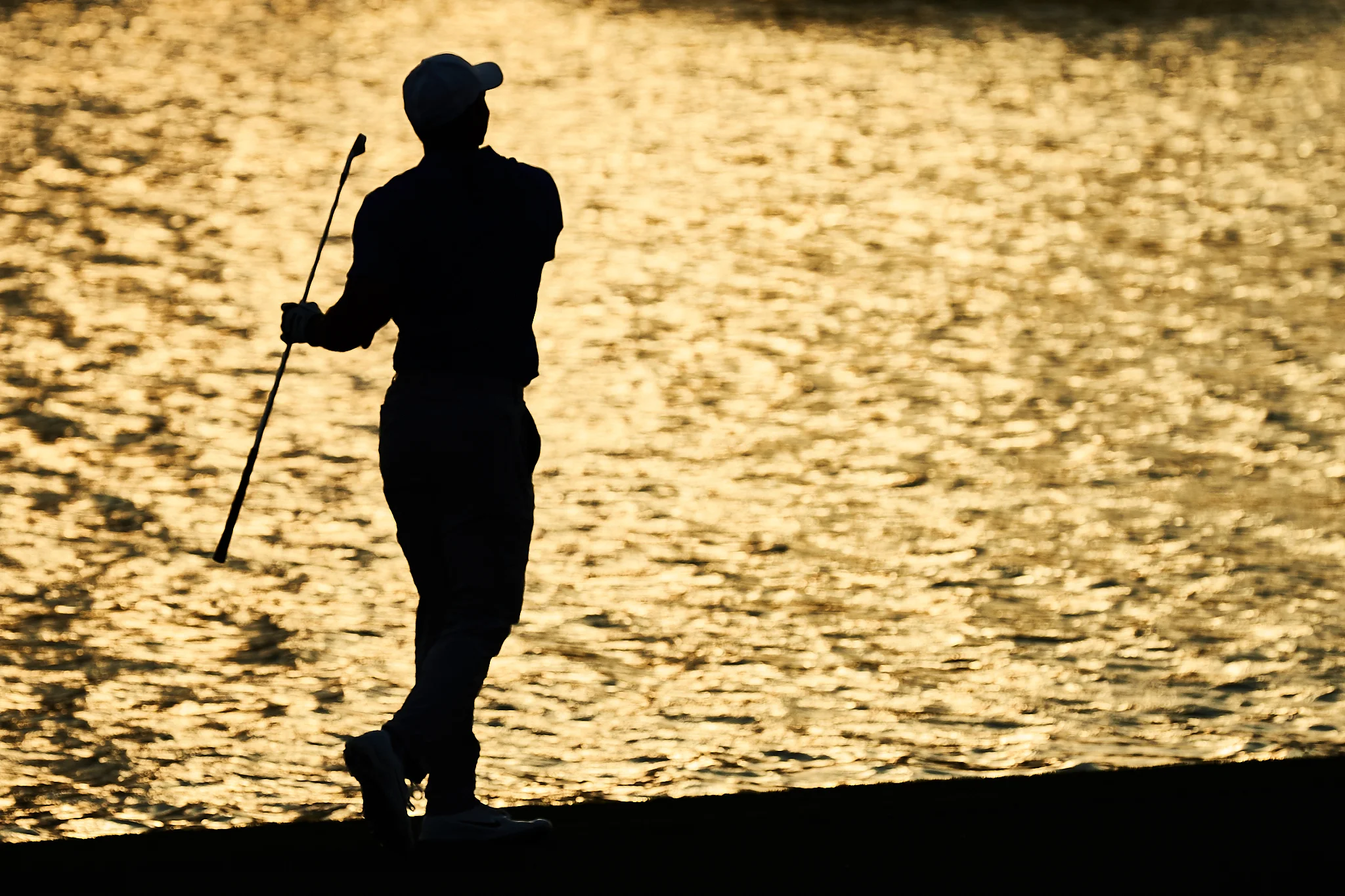 Tiger Woods, 18th hole . Canon 1DX, Canon EF 70-200mm f2.8L II