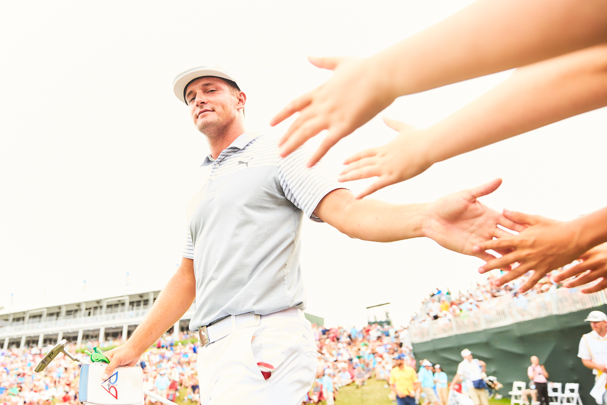 Bryson DeChambeau, 17th green . Canon 1DX, Canon EF 24-70mm f2.8L