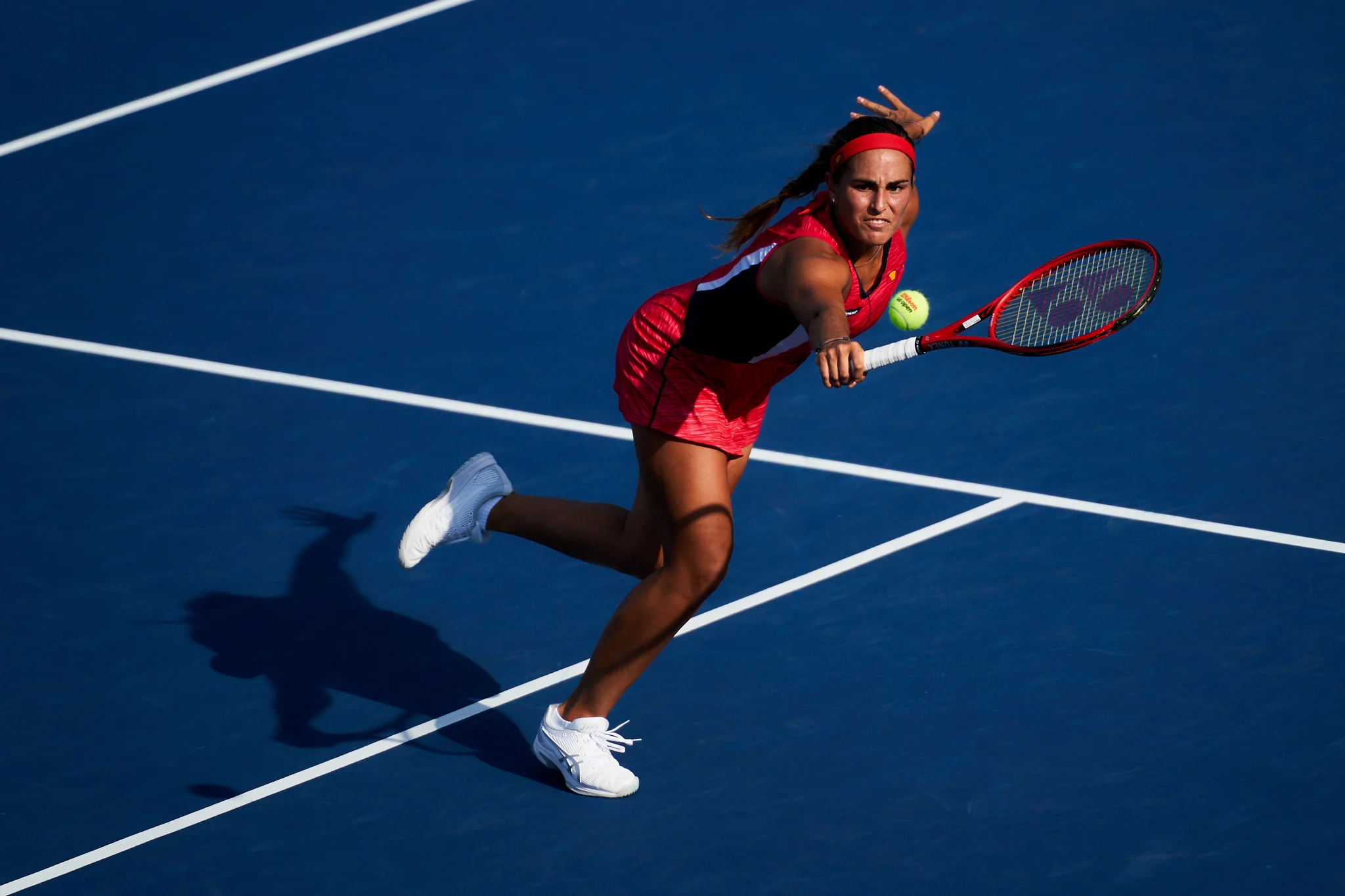 Monica Puig, Court 8, 1st Round Women’s Singles Sony A9, Sony 70-200mm f2.8 GM-OSS, Sony FE 1.4x teleconverter