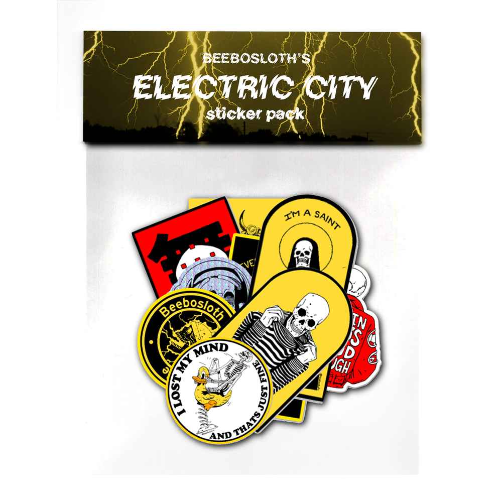 Download Electric City Sticker Pack Beebosloth