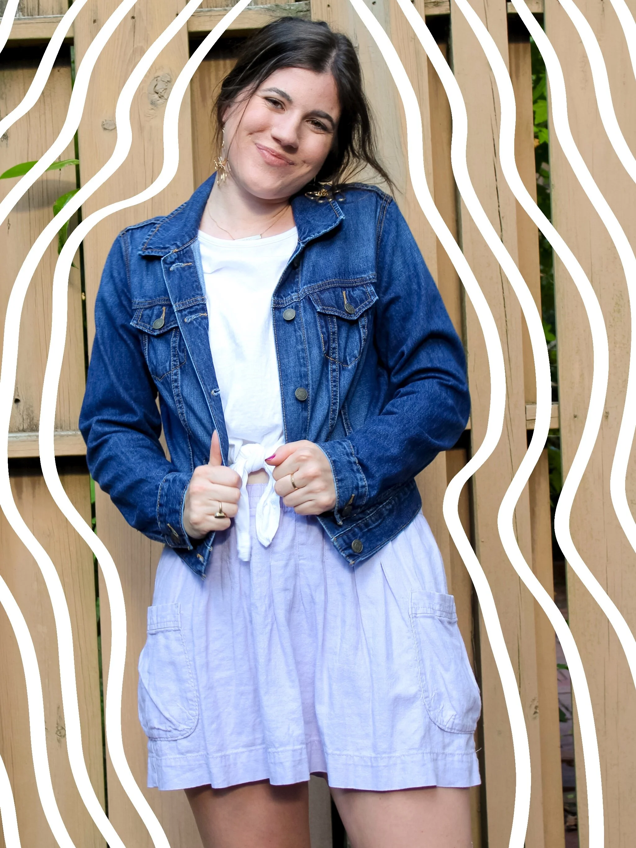 grl pwr denim jacket