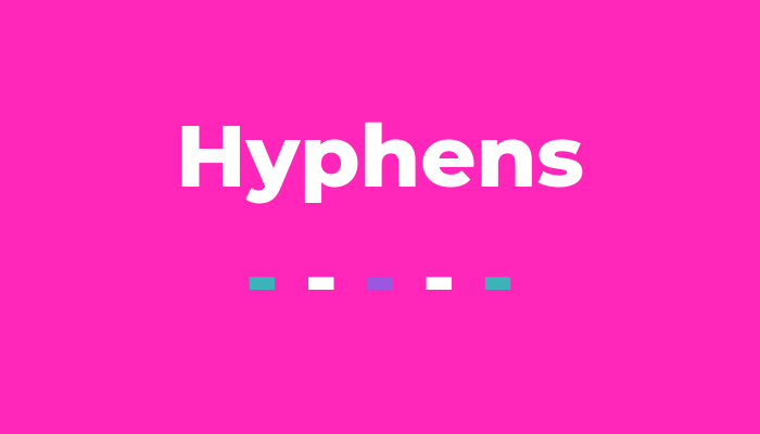 How to use hyphens