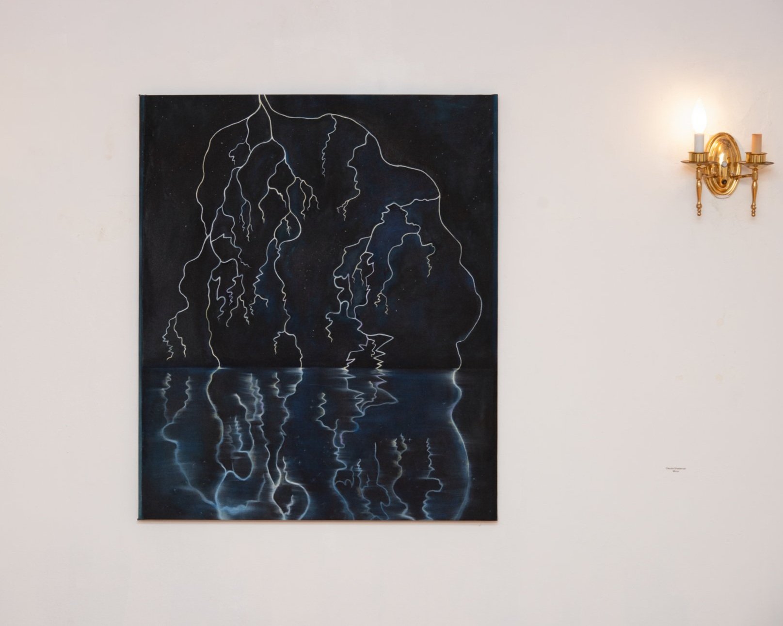 Mirror 2022 32 x 39“ acrylic on canvas