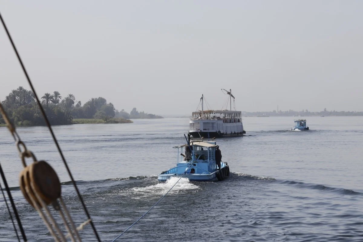 Cruising down the Nile