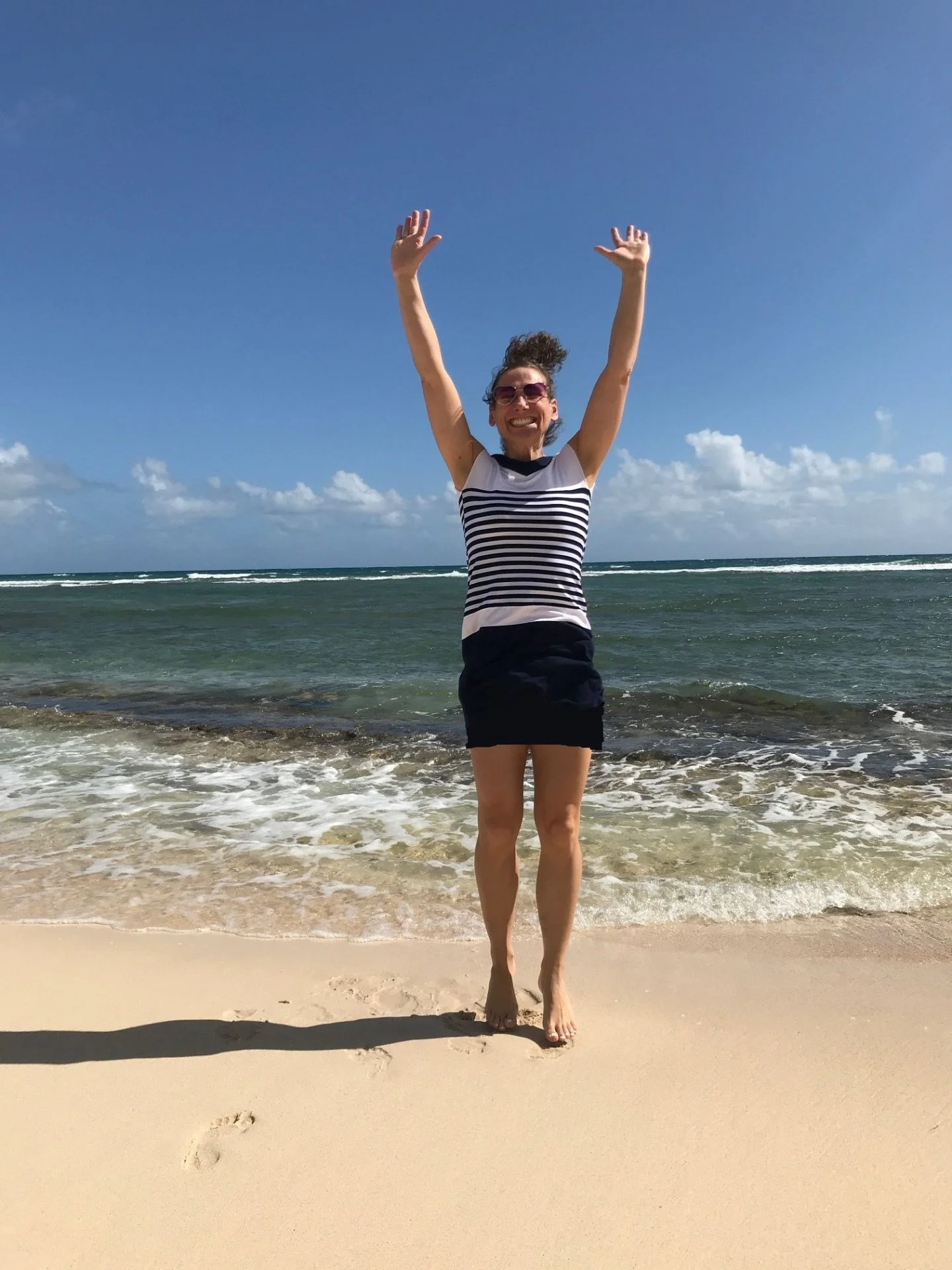 Den här kraftposen behövde jag inte fejka :-)