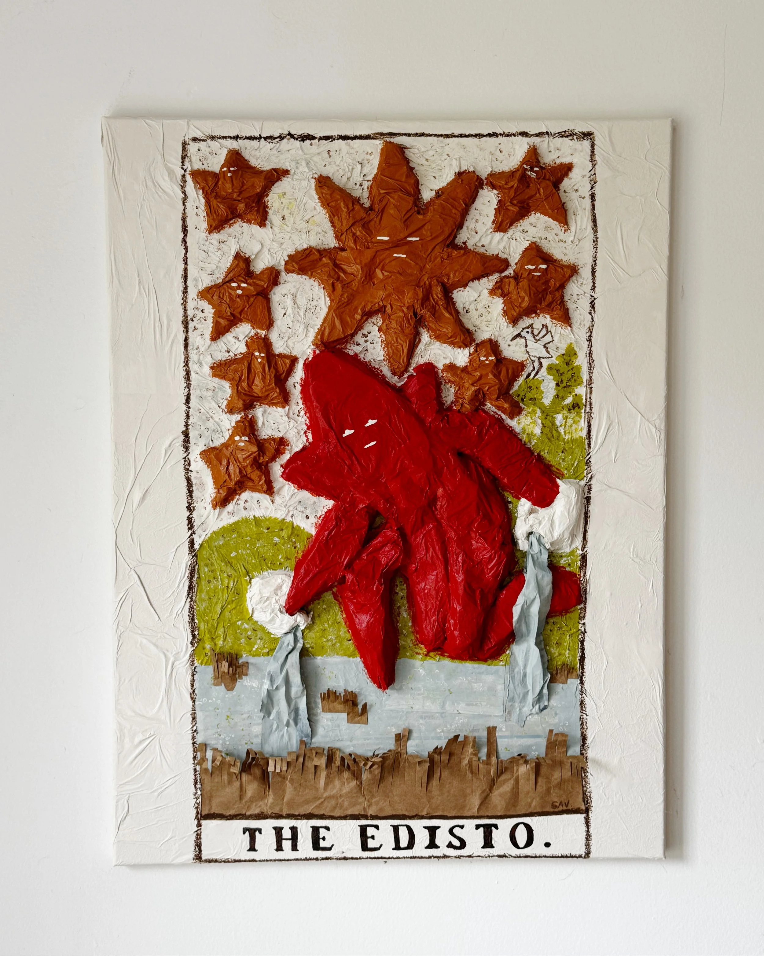 "The Edisto" Sun Star Tarot Inspired 18x24 Paper Print