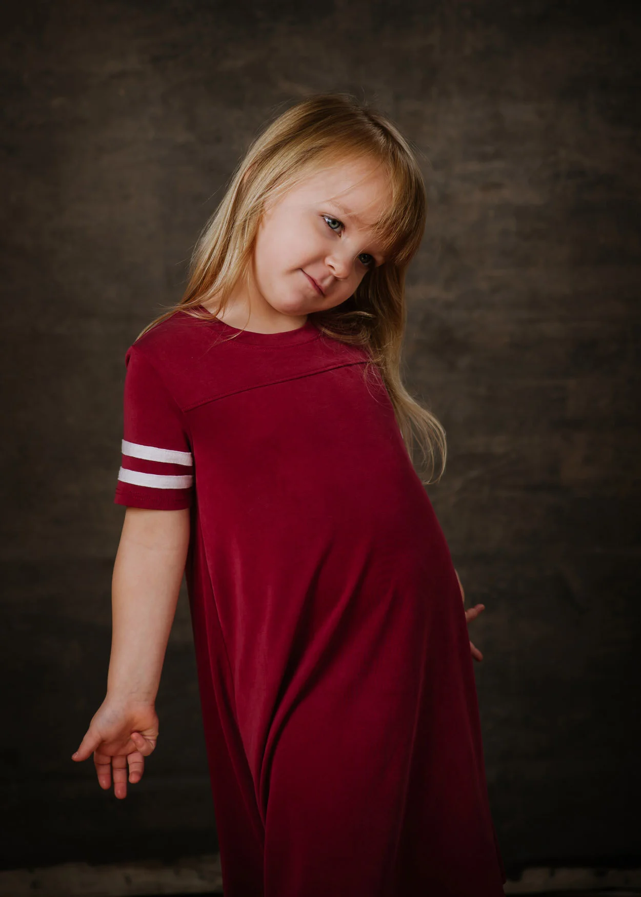 Dancing to a tune only she can hear…  (This pose is her idea, FYI)