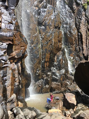 Torok Falls (when you travel with med students, they warn you about bare feet and schisto, which you ignore anyway) 