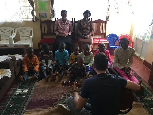 Music at the Amani Center.