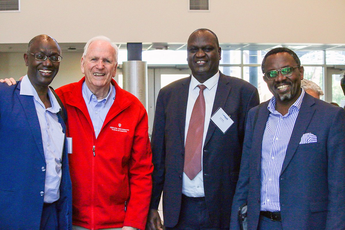  Professors Sylvester Kimaiyo, Joe Mamlin, Isaac Kosgey and Winstone M. Nyandiko attended the UHC meeting.  