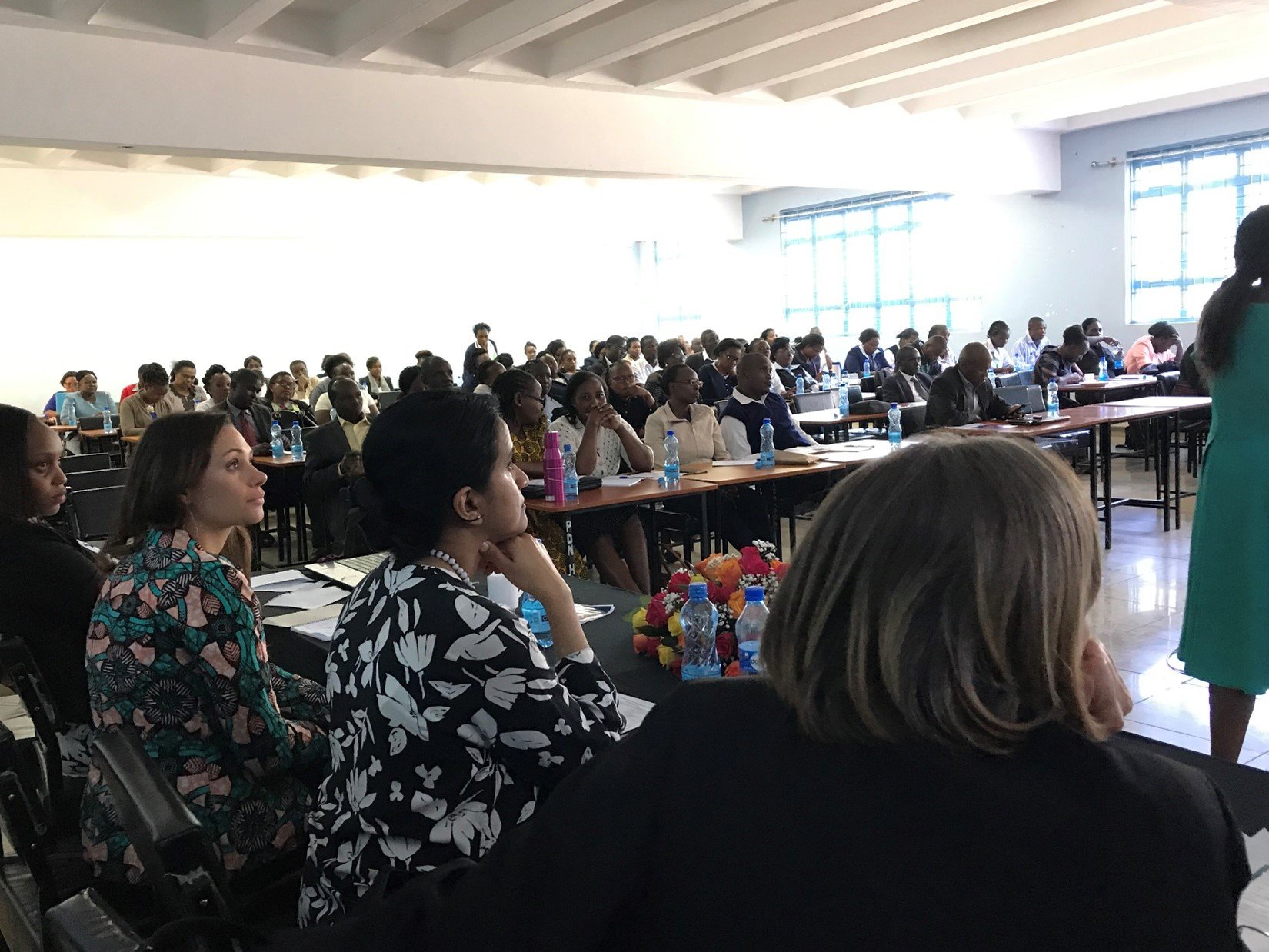  In 2019, IUSON, MTRH and MUSN collaborated for the first Clinical Nurse Educators Symposium. The symposium brought together nurses from North America and all of Uasin Gishu county to discuss innovations in nursing science and research that impact pa
