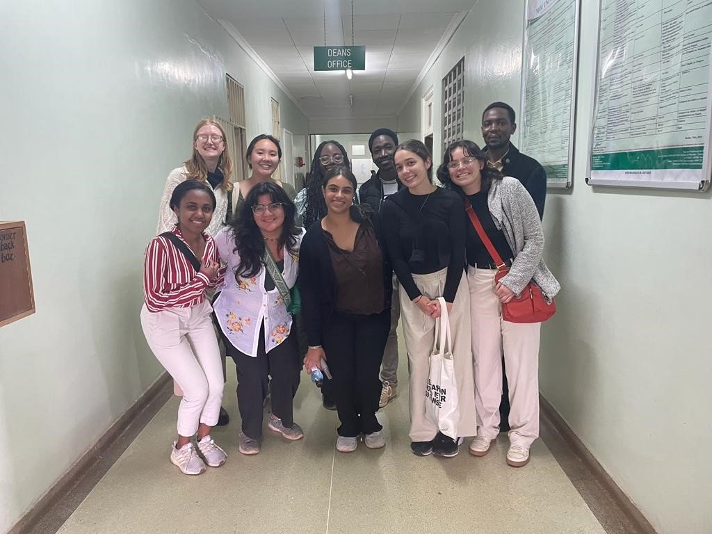  Students for University of Texas-Austin visited MTRH in July 2023 to work with Moi University nursing students on wound care projects.  