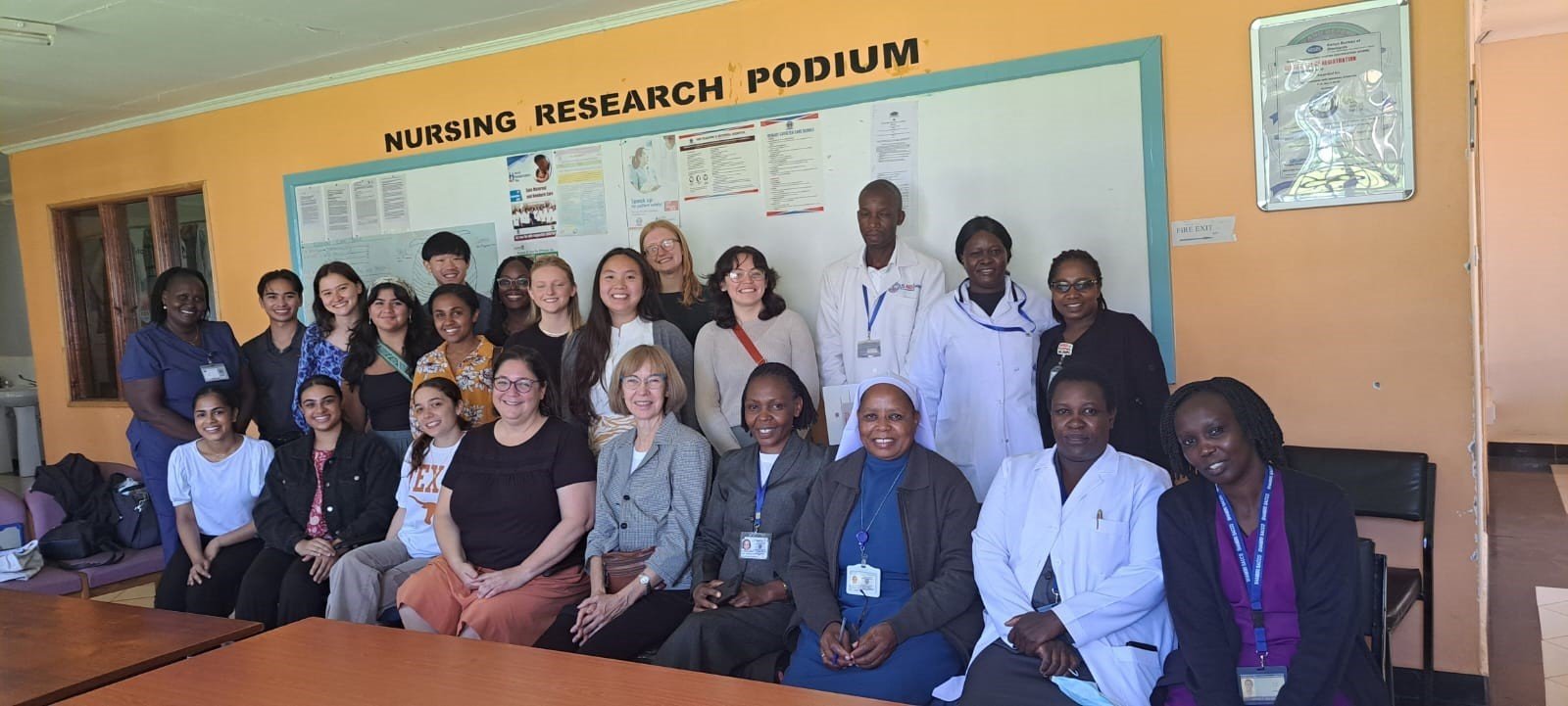  An interdisciplinary group of students from University of Texas-Austin visited Eldoret in July 2023.  