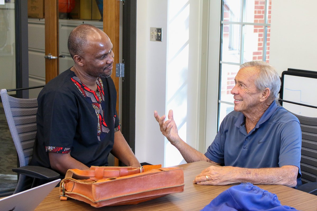 Dr. Nyandat with neonatologist Dr. Jim Lemons