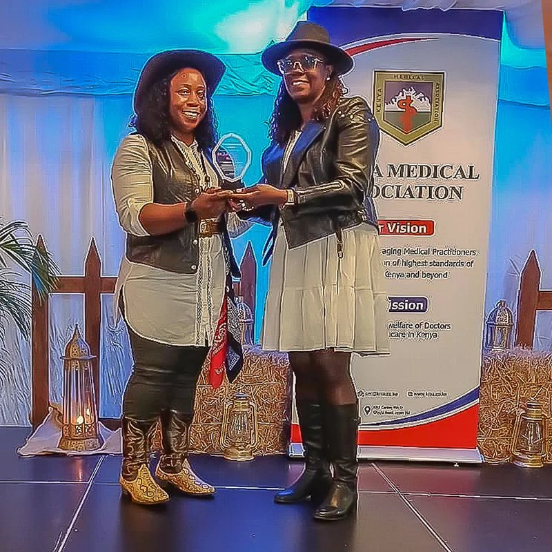 Dr. Ashiono Honored with KMA Meritorious Award for Advancing Healthcare Leadership