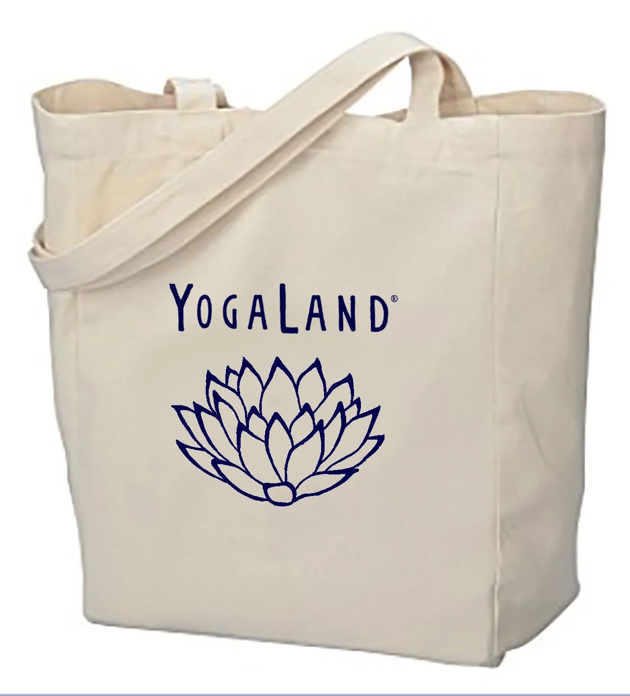 YogaLand Canvas Tote