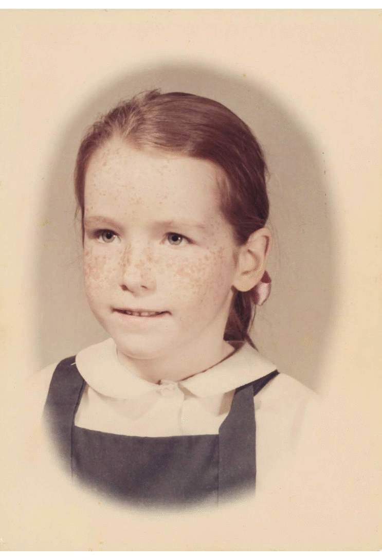 Sheila’s school photos from Kindergarten to 11th grade.