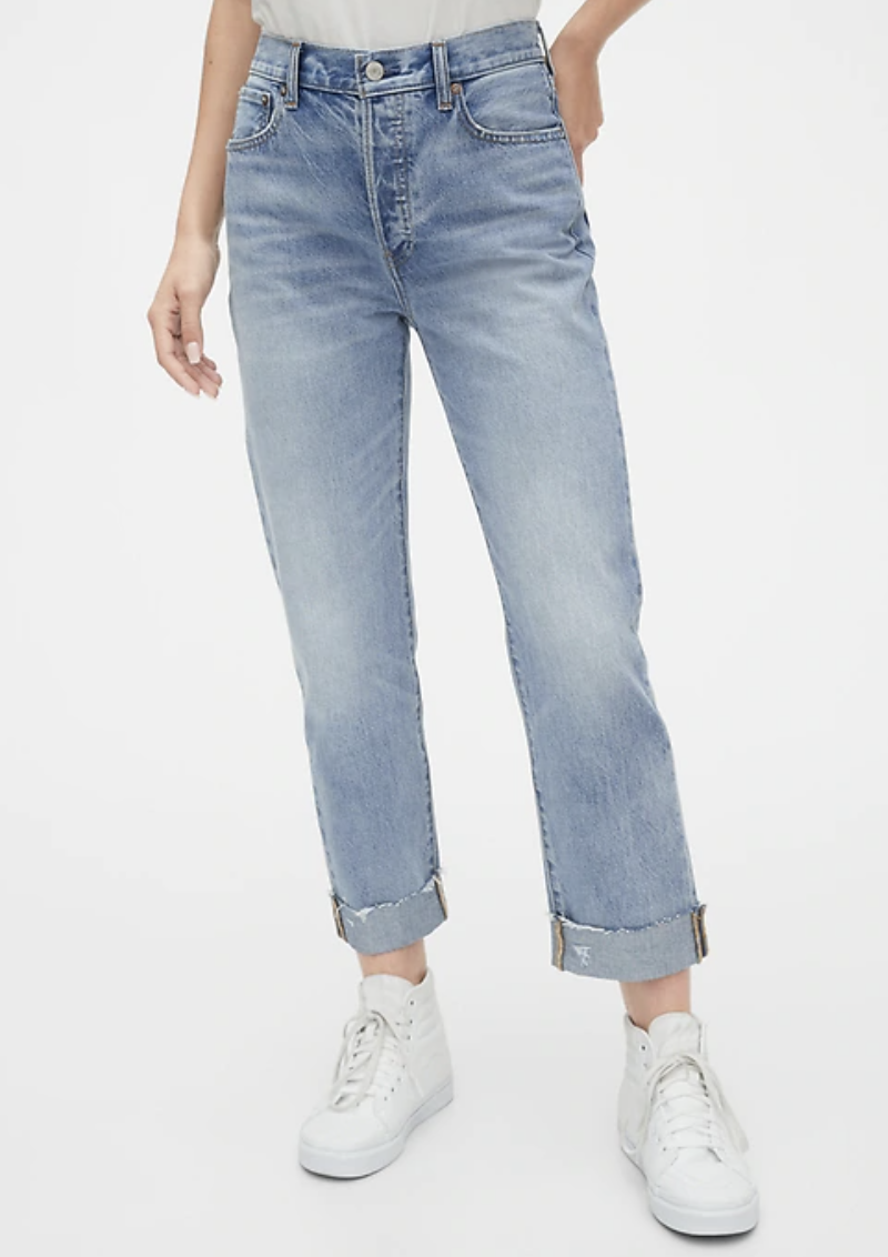 GAP: Mid Rise Boyfriend Jeans