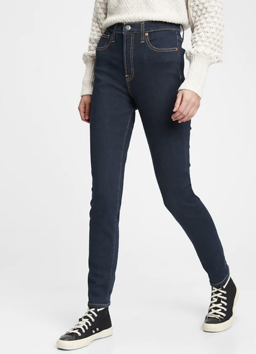 GAP: High Rise True Skinny Jeans with Secret Smoothing Pockets