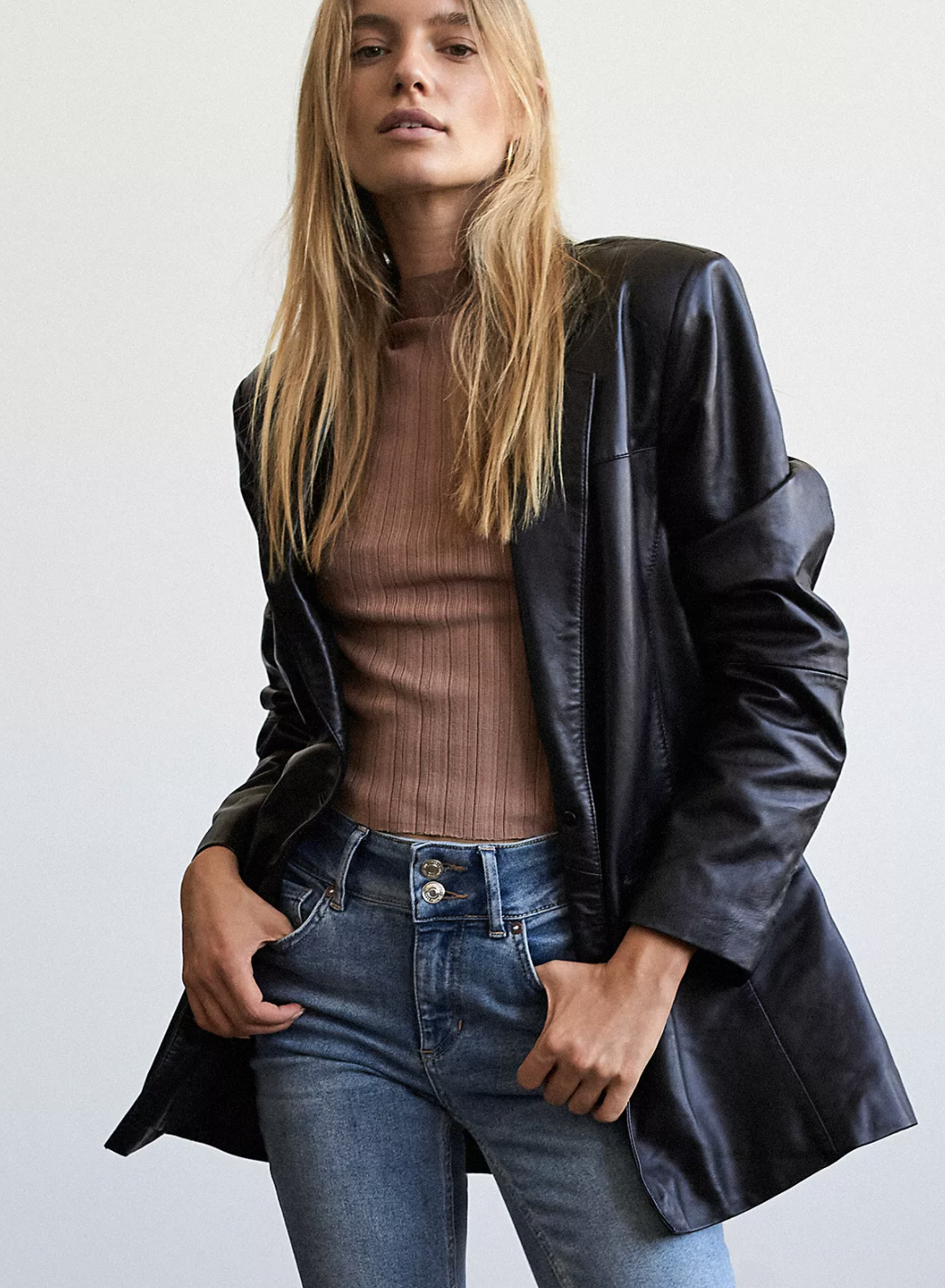 FREE PEOPLE: We The Free By My Side Vegan Leather Jacket