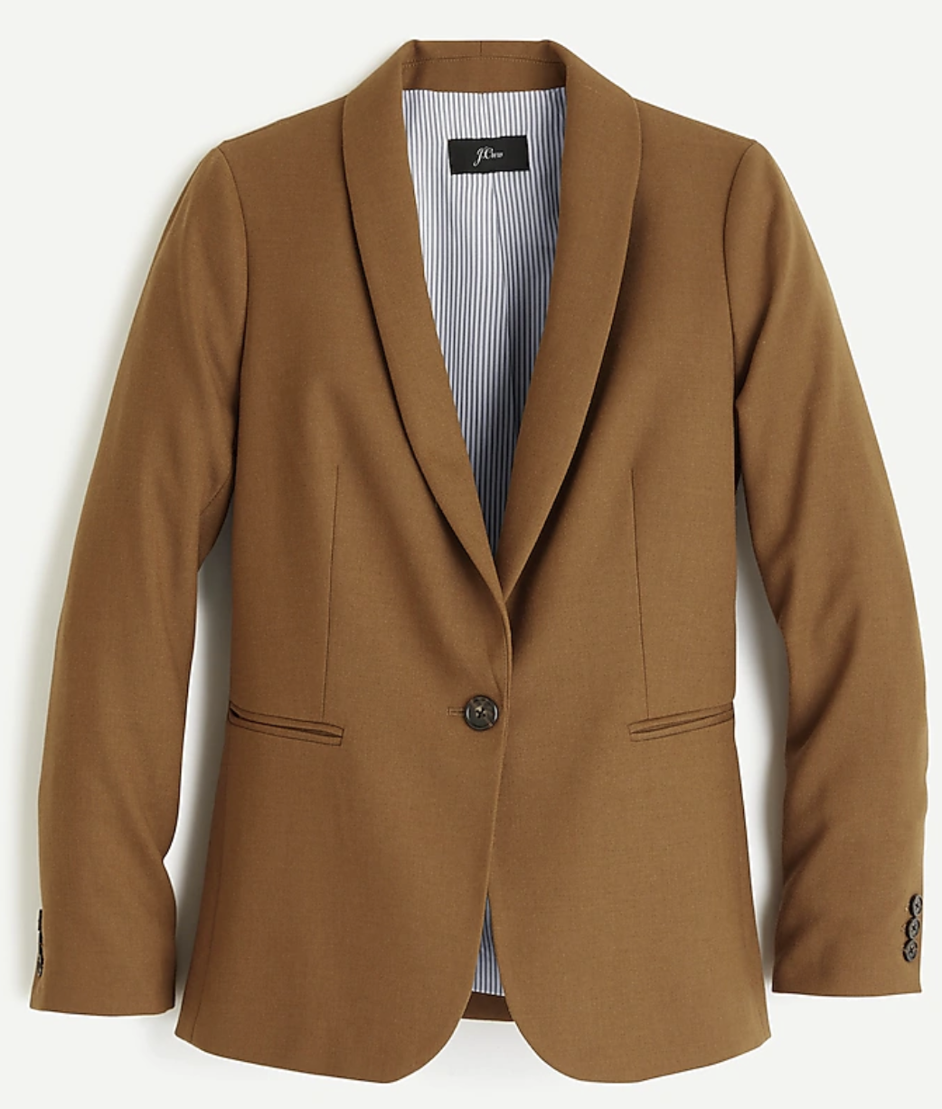 J. CREW: Parke blazer in wool flannel