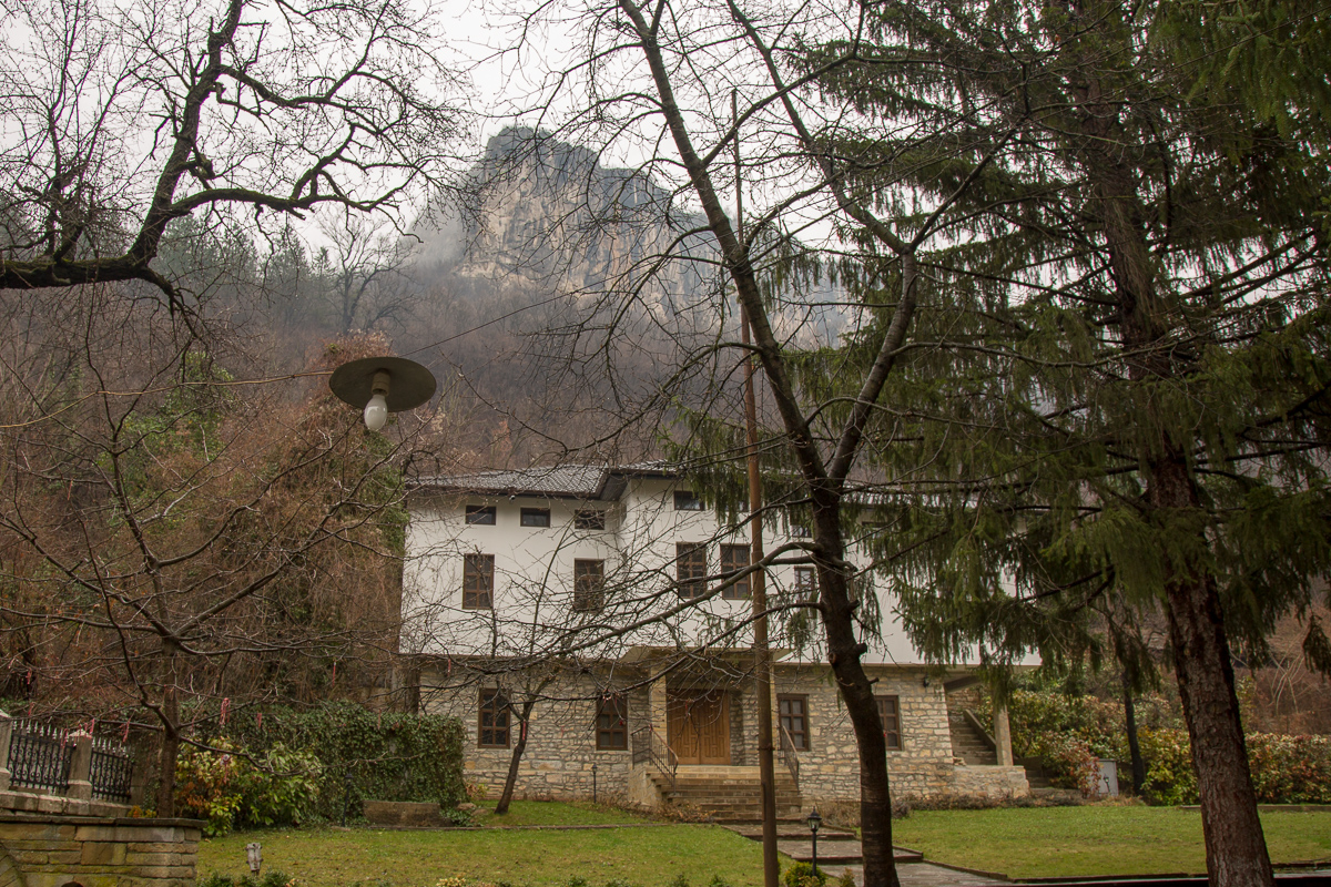 Dryanovo Monastery monks have quite a view from their living quarters.
