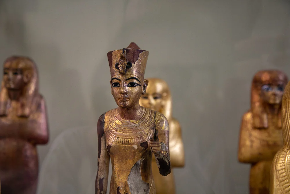 Ancient statues in the Egyptian Museum of Antiquities in Cairo, Egypt © Kim I. Mott, all rights reserved