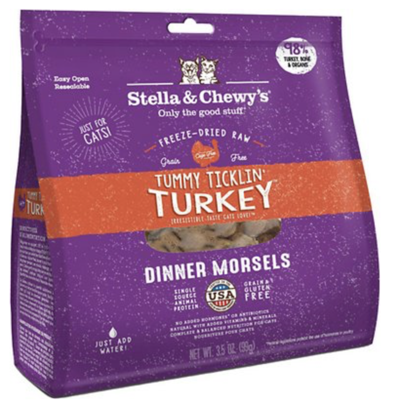 Stella & Chewy Freeze Dried Cat Food 3.5oz  Jco Natural Pet