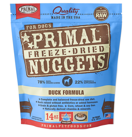 Primal Pet Food Freeze Dried Dog Food 5.5oz