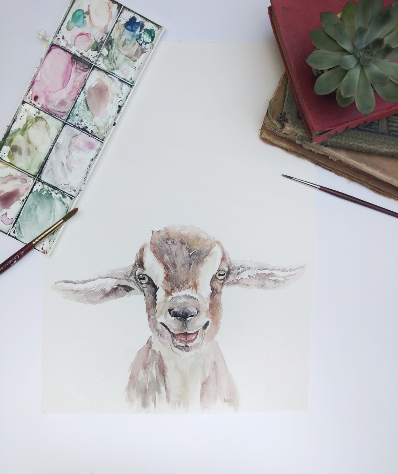 Baby Goat Print | Ampersand Mother