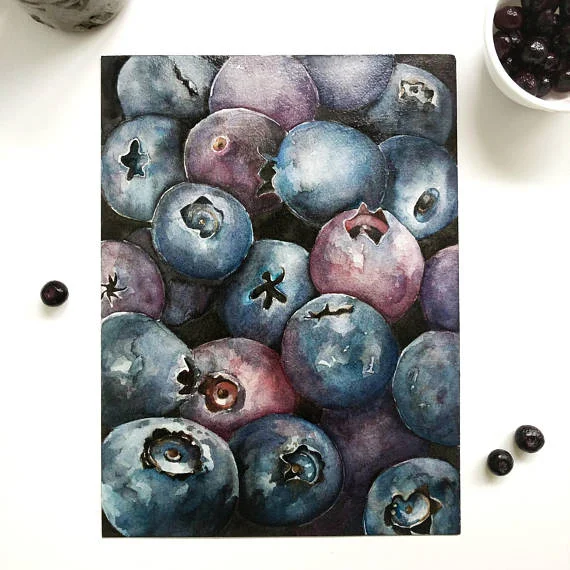 Blueberry Print | Ampersand Mother
