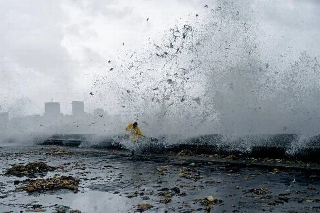 Rising Sea Levels bring back not only water along, but also all the waste that humans have been dumping into the sea