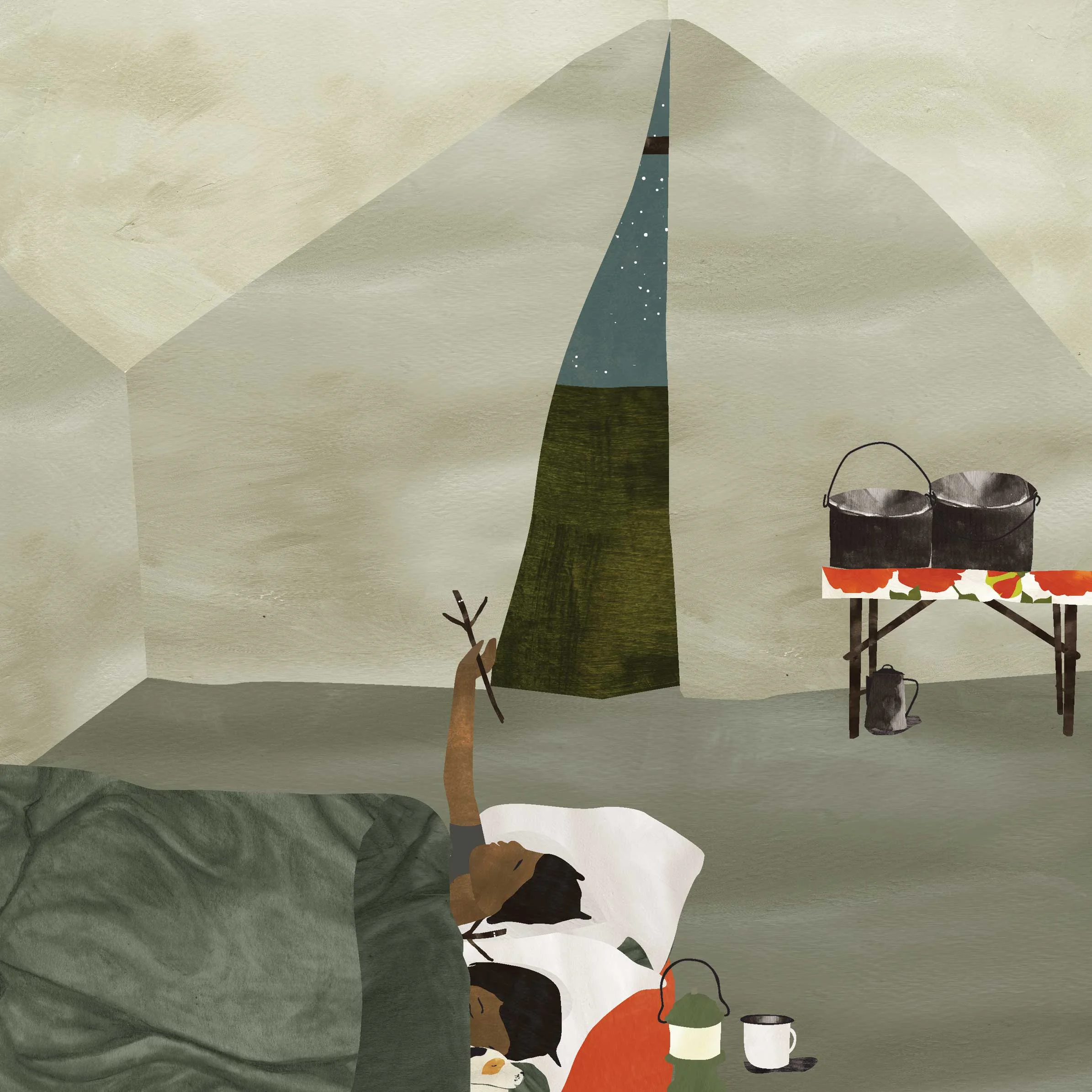 Artwork from: Dragonfly Kites words by Tomson Highway Fifth House Publishers