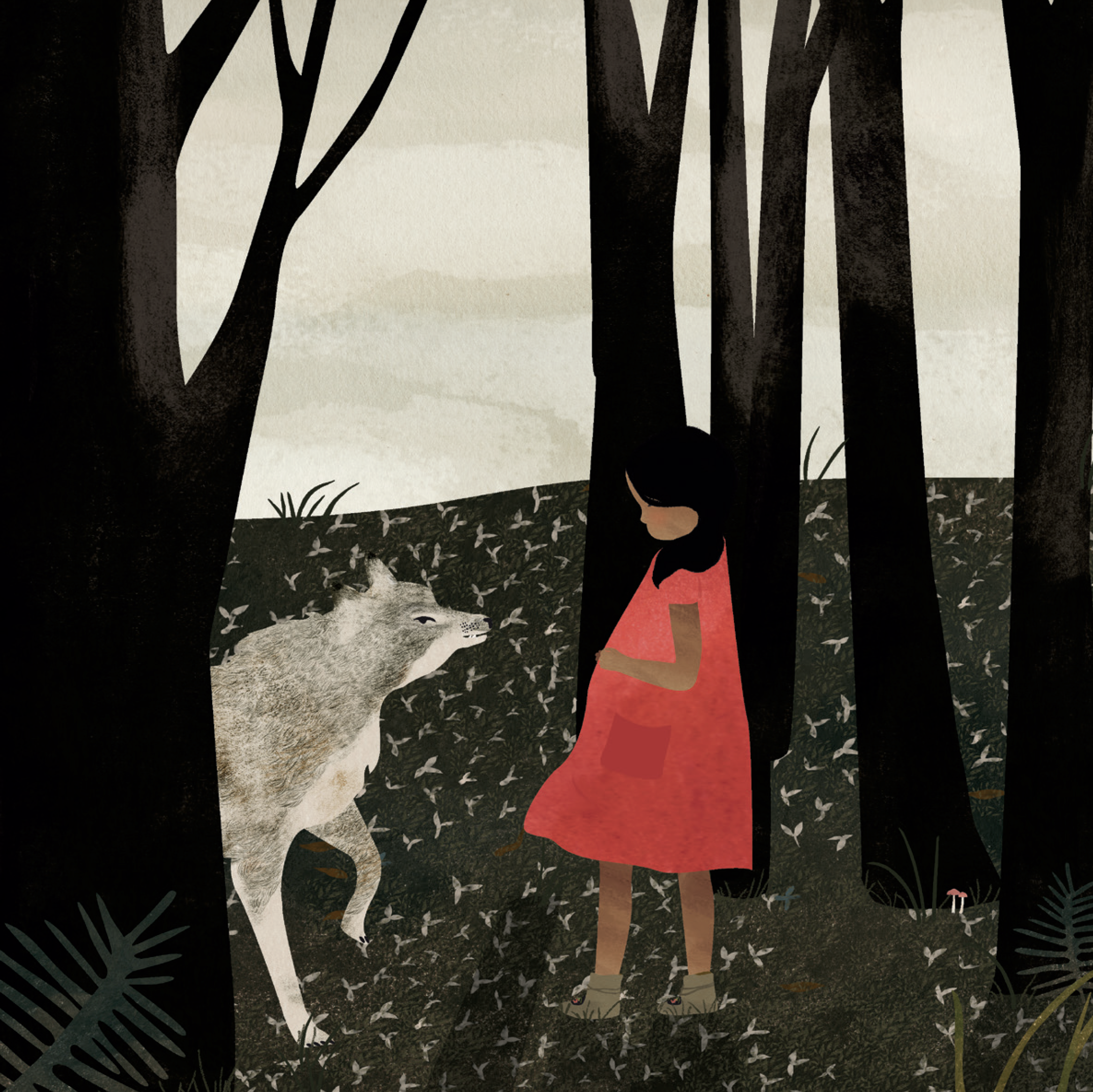  The Girl and the Wolf, words by Katherena Vermette, Theytus Books 