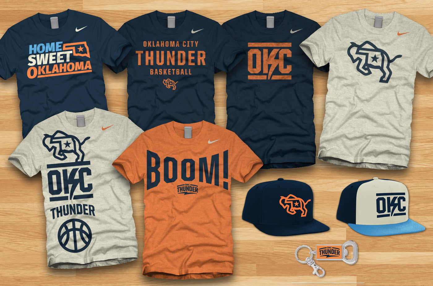 OKC Thunder - Team Rebrand Concept : r/Thunder
