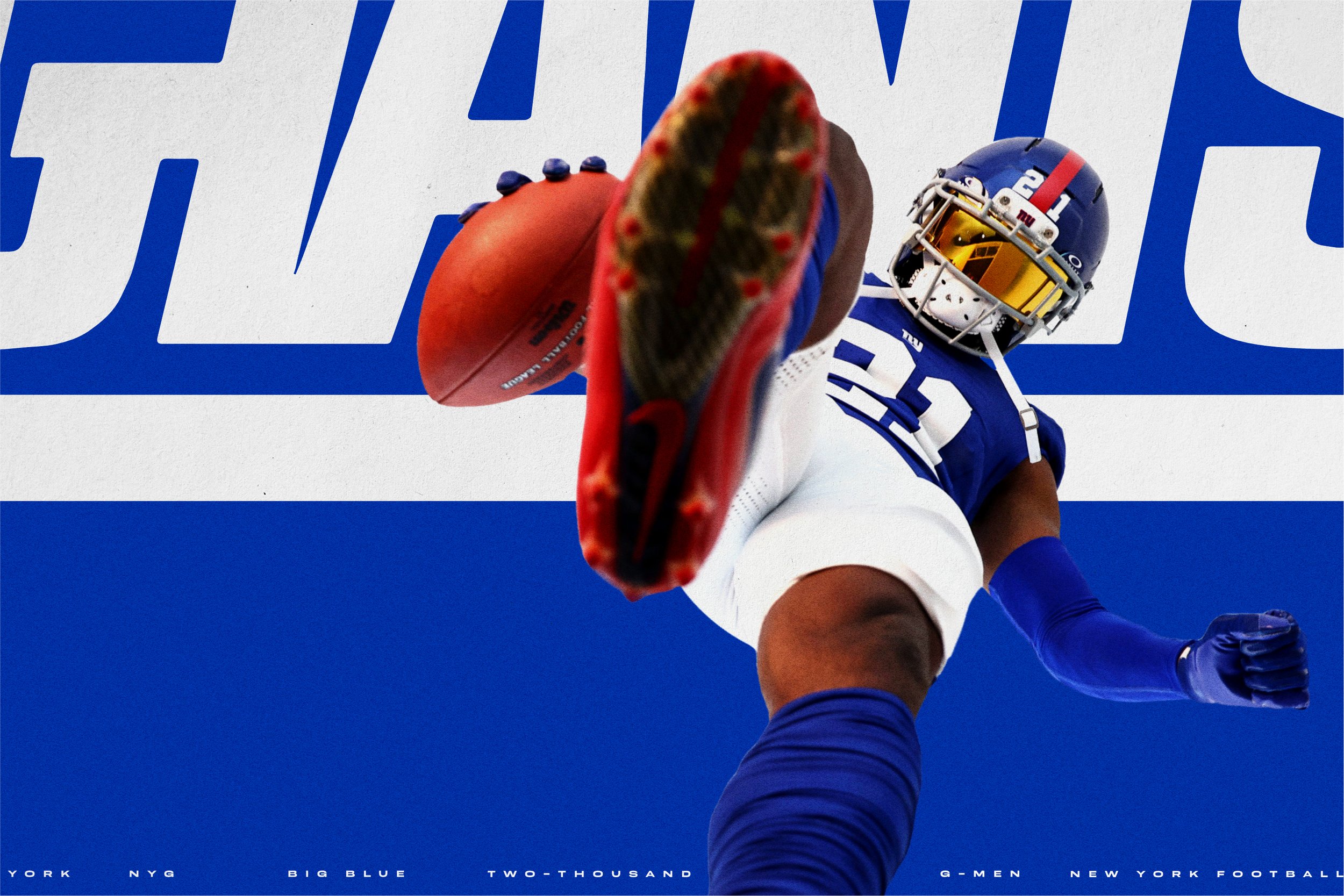 New York Giants art direction branding