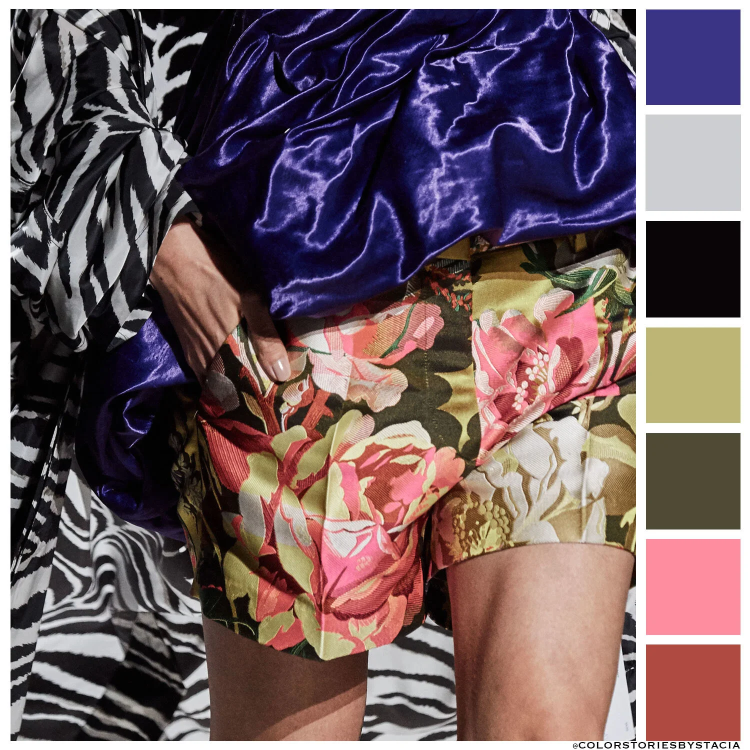 Zebra/Floral Dries Van Noten Spring/Summer 2020
