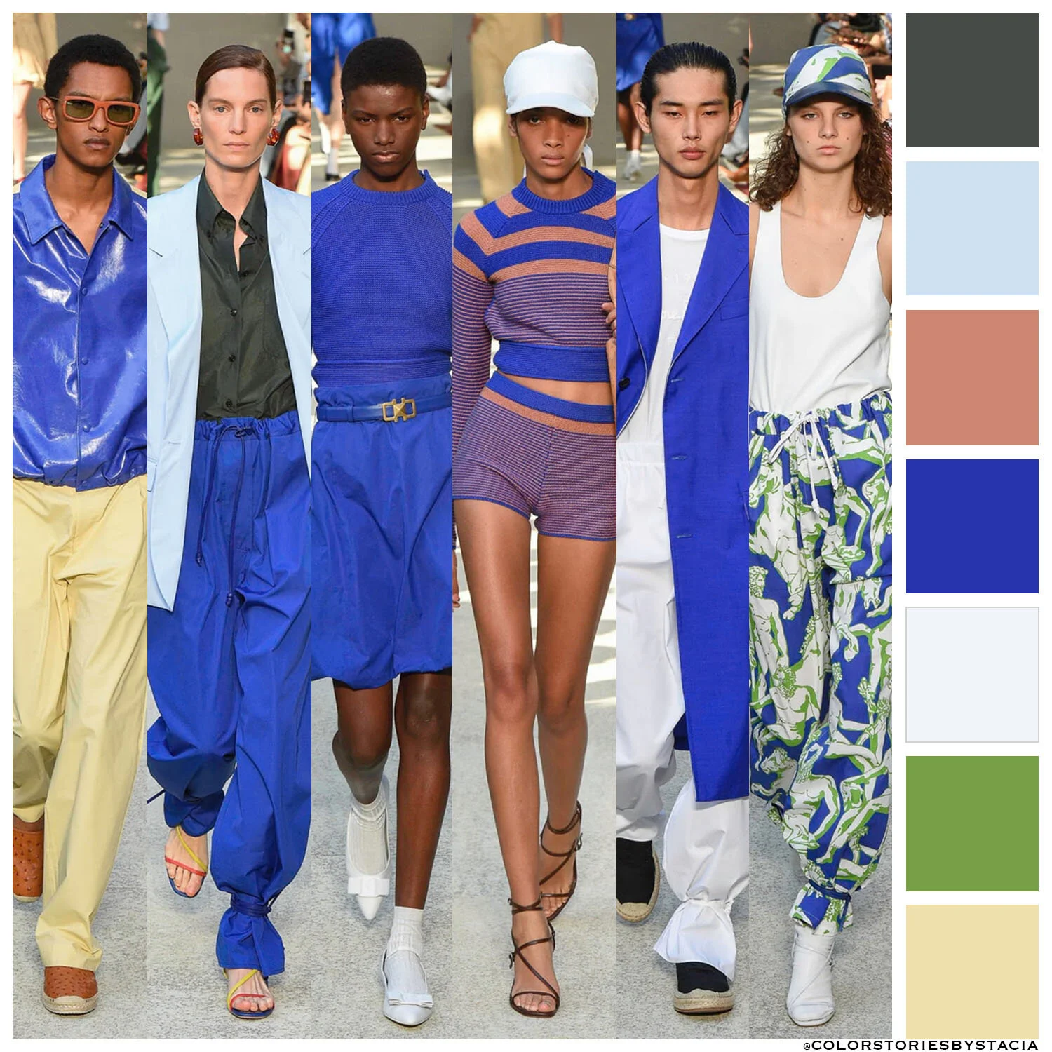 Pantone Color of the Year 2020 Classic Blue: Ferragamo SS2020