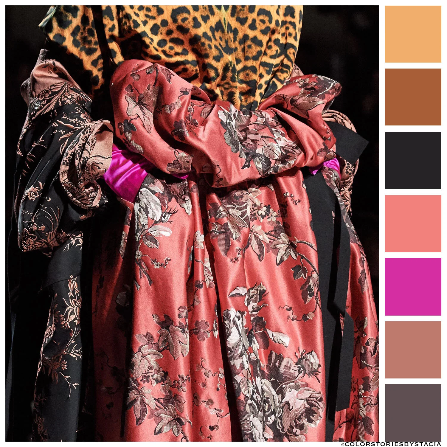 Leopard/Brocade Dries Van Noten SS2020