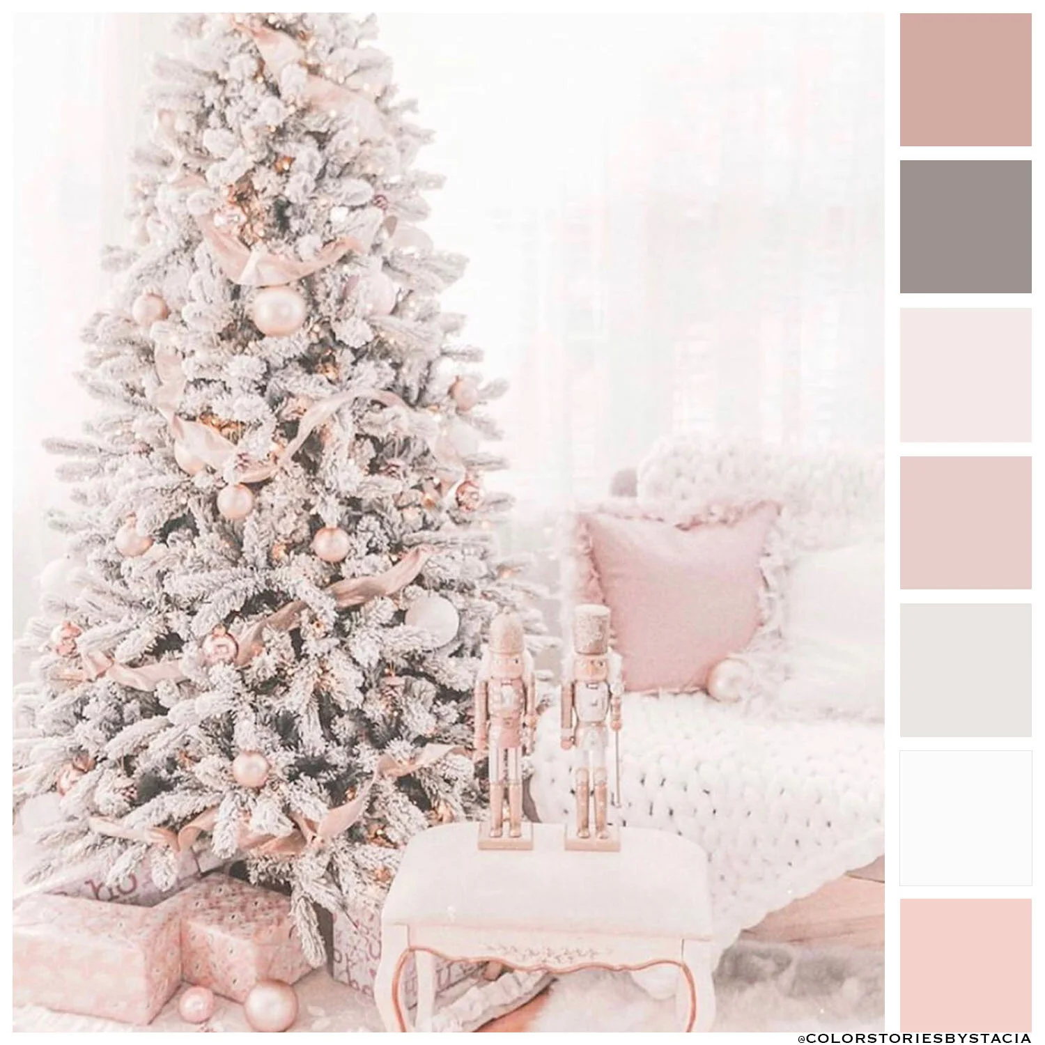 Pastel Pink Christmas 