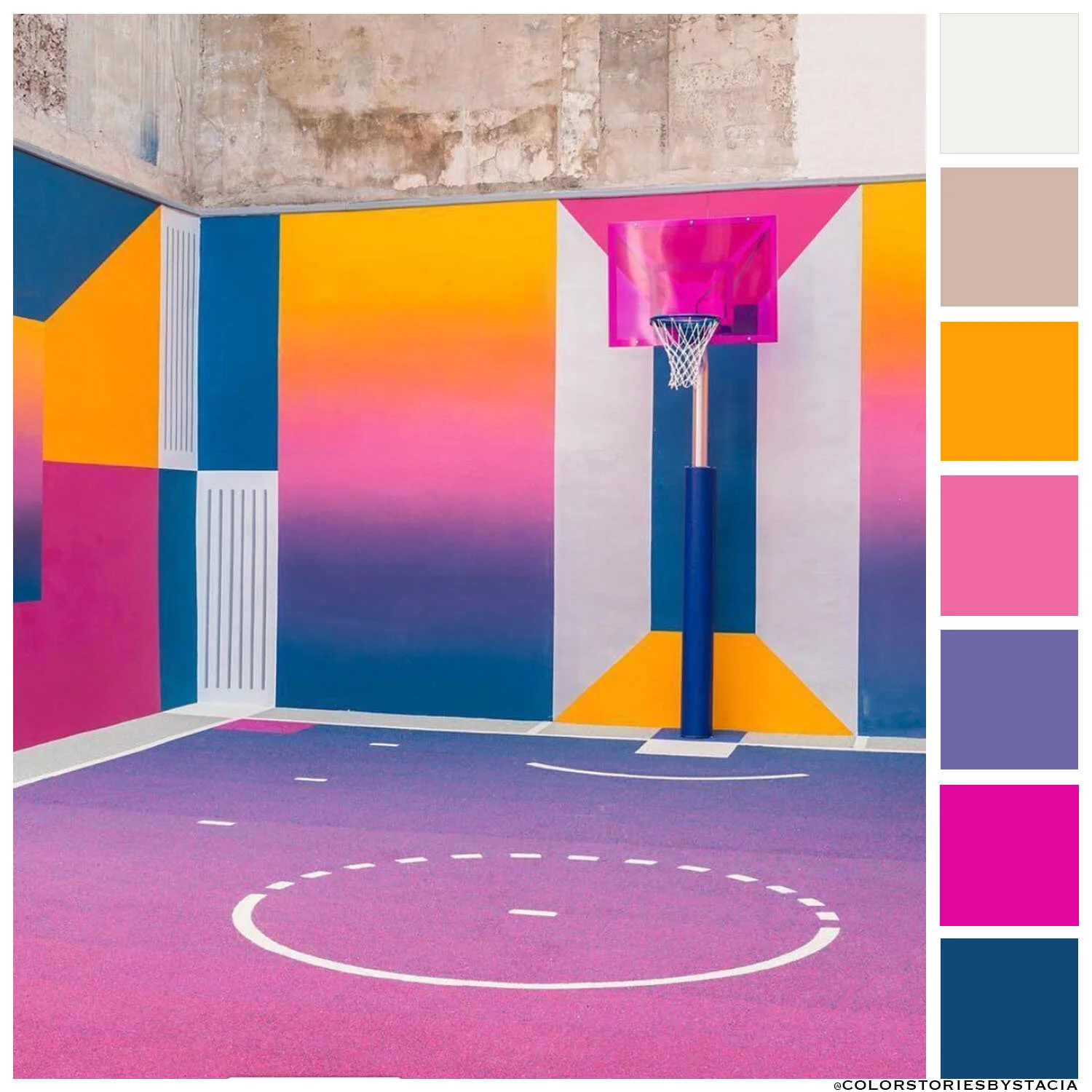 Ombré Bright Basketball